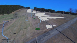 Lanovka - pohled nahoru