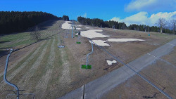 Lanovka - pohled nahoru