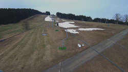 Lanovka - pohled nahoru