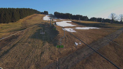 Lanovka - pohled nahoru