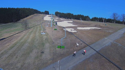 Lanovka - pohled nahoru