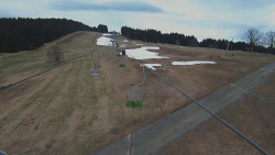 Lanovka - pohled nahoru