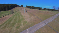 Lanovka - pohled nahoru