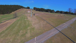 Lanovka - pohled nahoru