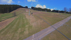 Lanovka - pohled nahoru