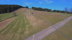 Lanovka - pohled nahoru