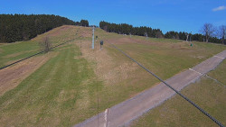 Lanovka - pohled nahoru