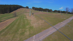 Lanovka - pohled nahoru