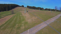 Lanovka - pohled nahoru