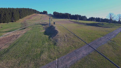 Lanovka - pohled nahoru