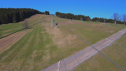 Lanovka - pohled nahoru