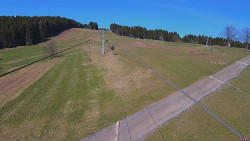 Lanovka - pohled nahoru