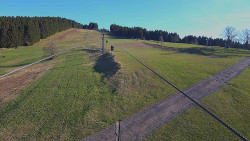 Lanovka - pohled nahoru