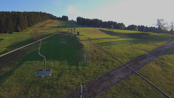 Lanovka - pohled nahoru