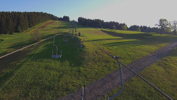 Lanovka - pohled nahoru