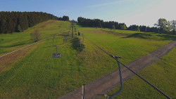 Lanovka - pohled nahoru