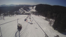 Snow park Paprsek - Lanovka - pohled dolů - 1.3.2023 v 09:56