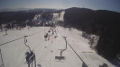 Snow park Paprsek - Lanovka - pohled dolů - 1.3.2023 v 12:56