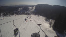 Snow park Paprsek - Lanovka - pohled dolů - 1.3.2023 v 13:58