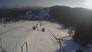 Snow park Paprsek - Lanovka - pohled dolů - 1.3.2023 v 15:58