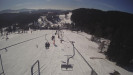 Snow park Paprsek - Lanovka - pohled dolů - 2.3.2023 v 10:58