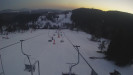 Snow park Paprsek - Lanovka - pohled dolů - 2.3.2023 v 17:58
