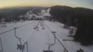 Snow park Paprsek - Lanovka - pohled dolů - 3.3.2023 v 06:58