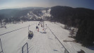 Snow park Paprsek - Lanovka - pohled dolů - 3.3.2023 v 09:58