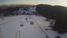 Snow park Paprsek - Lanovka - pohled dolů - 3.3.2023 v 16:58