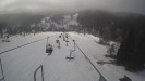 Snow park Paprsek - Lanovka - pohled dolů - 4.3.2023 v 09:58