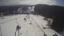 Snow park Paprsek - Lanovka - pohled dolů - 4.3.2023 v 12:58