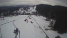 Snow park Paprsek - Lanovka - pohled dolů - 4.3.2023 v 15:58