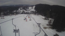 Snow park Paprsek - Lanovka - pohled dolů - 4.3.2023 v 16:58