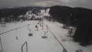 Snow park Paprsek - Lanovka - pohled dolů - 5.3.2023 v 09:58