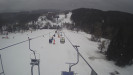 Snow park Paprsek - Lanovka - pohled dolů - 5.3.2023 v 12:58