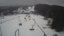 Snow park Paprsek - Lanovka - pohled dolů - 6.3.2023 v 13:55