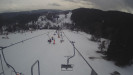 Snow park Paprsek - Lanovka - pohled dolů - 6.3.2023 v 14:55