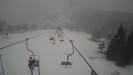 Snow park Paprsek - Lanovka - pohled dolů - 6.3.2023 v 15:55