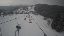 Snow park Paprsek - Lanovka - pohled dolů - 7.3.2023 v 11:55