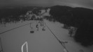 Snow park Paprsek - Lanovka - pohled dolů - 8.3.2023 v 05:55