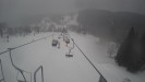 Snow park Paprsek - Lanovka - pohled dolů - 8.3.2023 v 14:55