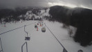 Snow park Paprsek - Lanovka - pohled dolů - 9.3.2023 v 10:55