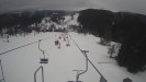 Snow park Paprsek - Lanovka - pohled dolů - 9.3.2023 v 11:55