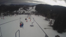 Snow park Paprsek - Lanovka - pohled dolů - 9.3.2023 v 14:55