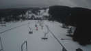 Snow park Paprsek - Lanovka - pohled dolů - 9.3.2023 v 17:55
