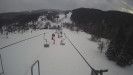 Snow park Paprsek - Lanovka - pohled dolů - 11.3.2023 v 16:55