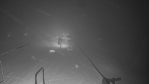 Snow park Paprsek - Lanovka - pohled dolů - 12.3.2023 v 03:30