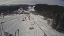 Snow park Paprsek - Lanovka - pohled dolů - 12.3.2023 v 08:55