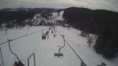 Snow park Paprsek - Lanovka - pohled dolů - 12.3.2023 v 12:55