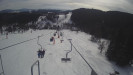 Snow park Paprsek - Lanovka - pohled dolů - 12.3.2023 v 13:55